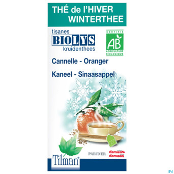 Biolys cannelle-oranger    tea-bags 20