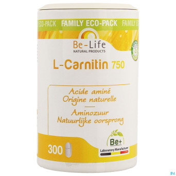 L-carnitine 750 be life  tabl 300
