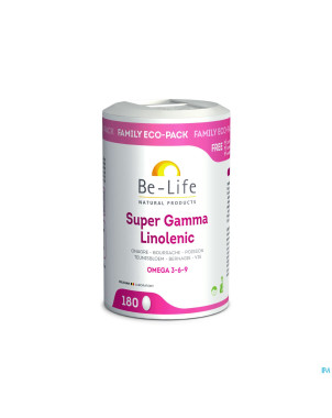 Super gamma linolenic be life caps 180