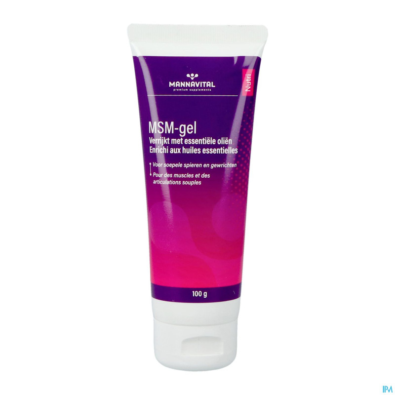 Mannavital msm-gel gel 100g