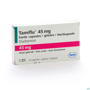 Tamiflu caps 10 x 45 mg