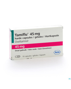 Tamiflu caps 10 x 45 mg