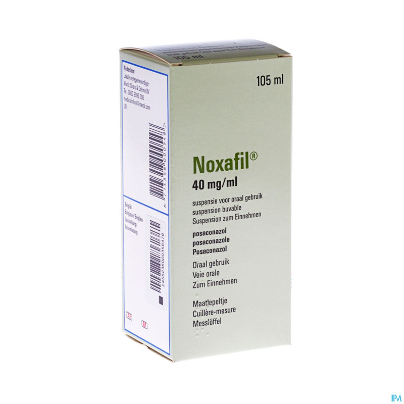 Noxafil 40 mg/ml suspension buvable 105ml