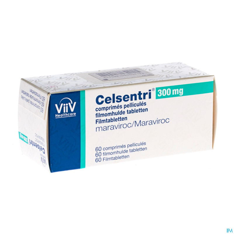 Celsentri comp pell 60 x 300 mg