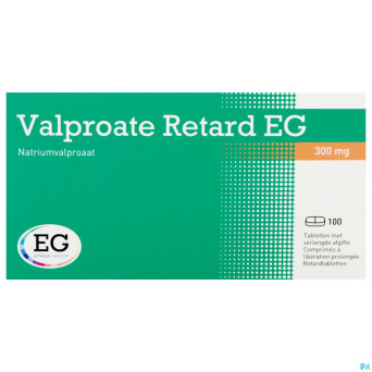 Valproate retard eg 300mg liber prol comp 100