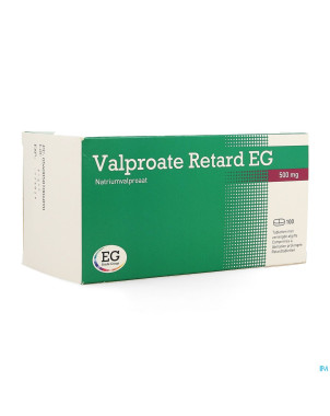 Valproate retard eg 500mg liber prol comp 100
