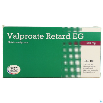Valproate retard eg 500mg liber prol comp 100