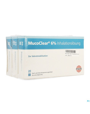 Mucoclear 6% nacl amp 60x4ml