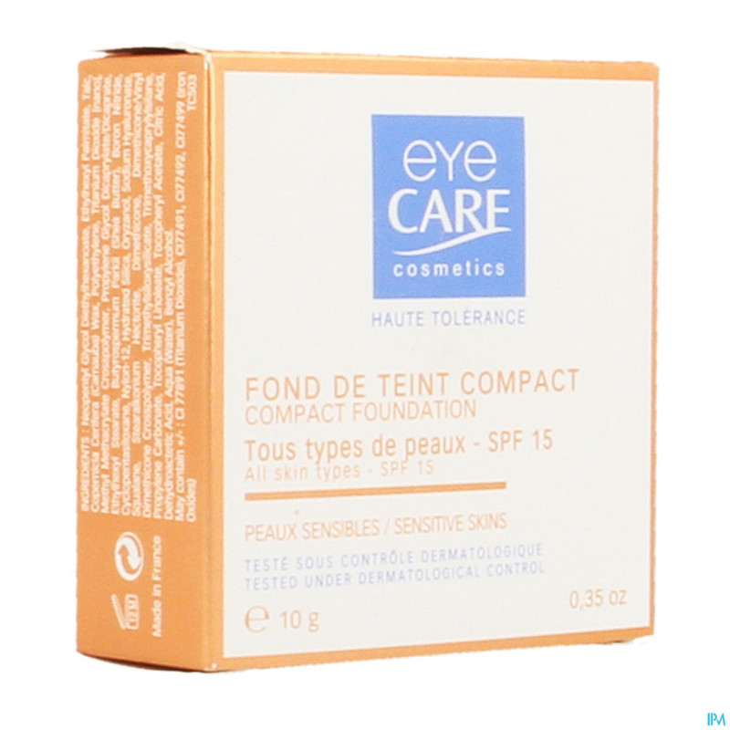 Eye care fdt compact peche peau normale seche 10g