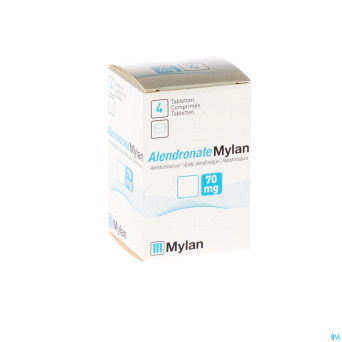 Alendronate mylan 70 mg comp  4 x 70 mg flac