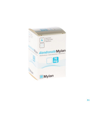 Alendronate mylan 70 mg comp  4 x 70 mg flac