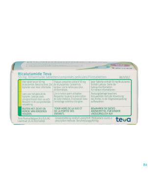 Bicalutamide teva comp pell 56 x 50 mg