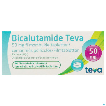 Bicalutamide teva comp pell 56 x 50 mg