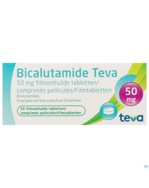 Bicalutamide teva comp pell 56 x 50 mg