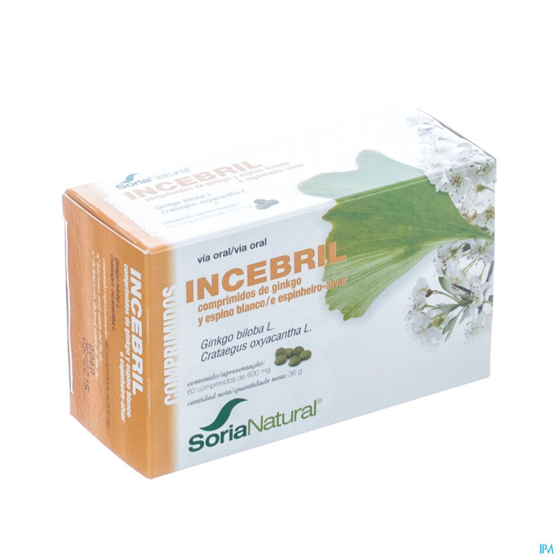 Soria soricapsule composed n31-c incebril  tabl 60