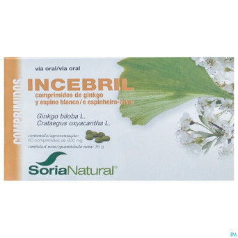 Soria soricapsule composed n31-c incebril  tabl 60