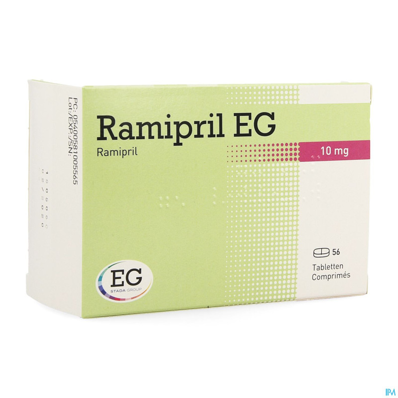 Ramipril eg  10 mg comp 56 x 10 mg