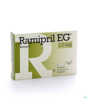 Ramipril eg 2,5mg comp 28x2,5mg