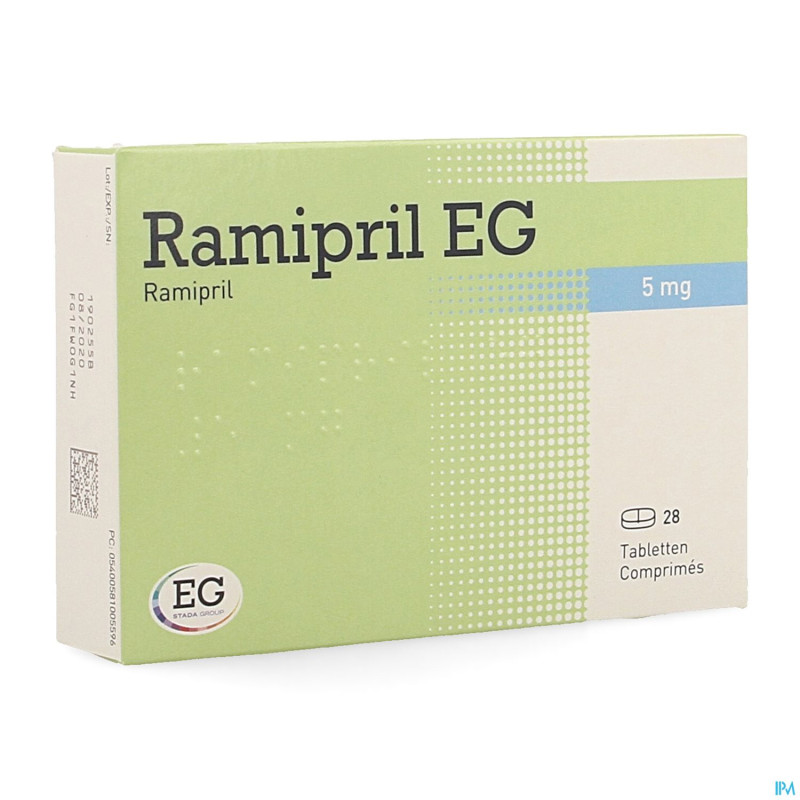 Ramipril eg  5 mg comp 28 x 5 mg