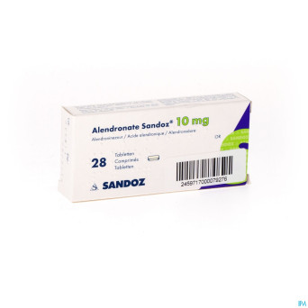 Alendronate sandoz comp 28 x 10 mg