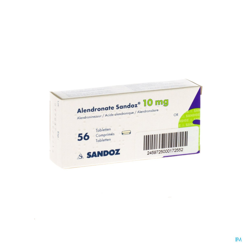 Alendronate sandoz comp 56 x 10 mg