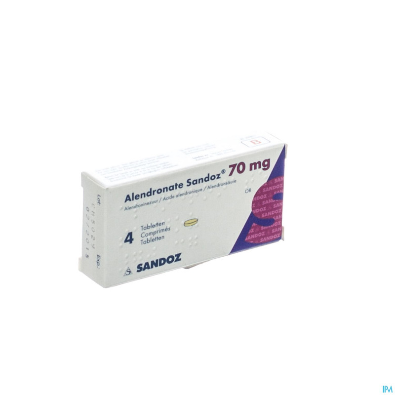 Alendronate sandoz comp  4 x 70 mg