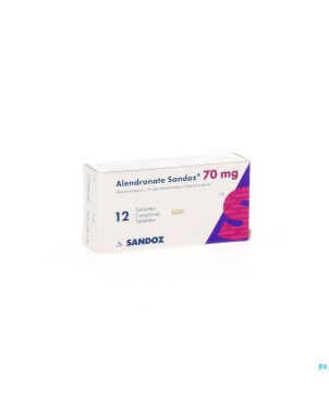 Alendronate sandoz comp 12 x 70 mg