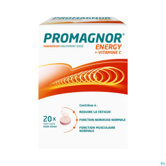 Promagnor energy + vit c comp efferv. 2x10