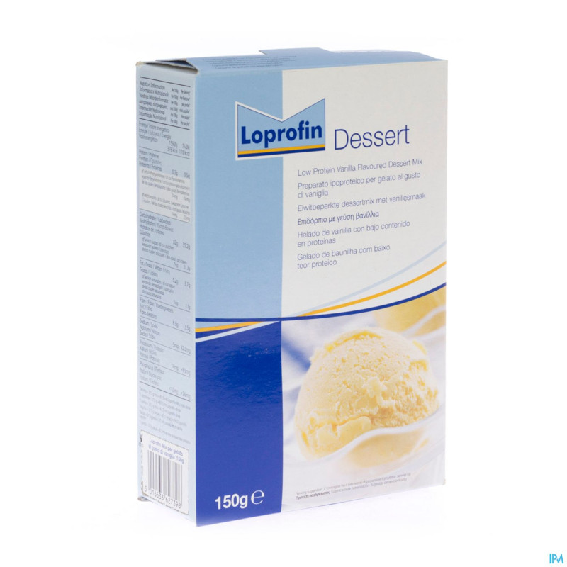 Loprofin dessert mix vanille 150g