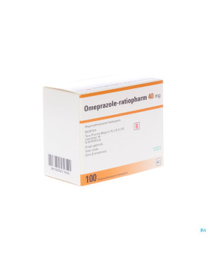 Omeprazole ratiopharm caps 100 x 40 mg