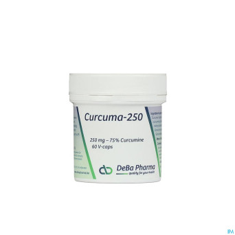 Curcuma-250    caps 60    deba