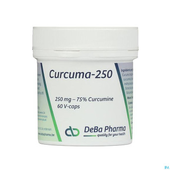 Curcuma-250    caps 60    deba