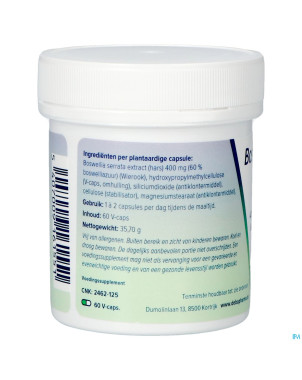 Boswellia extrait 400mg    caps  60    deba