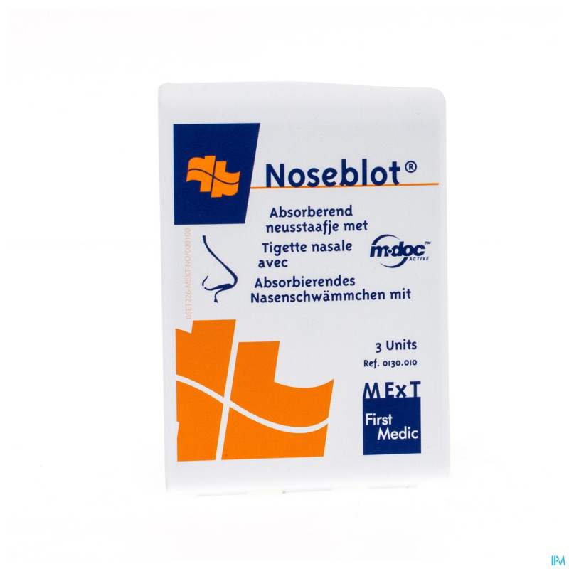 Noseblot meche hemostatique nez 3 0130010
