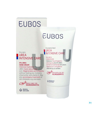 Eubos creme mains uree 5% tube 75ml