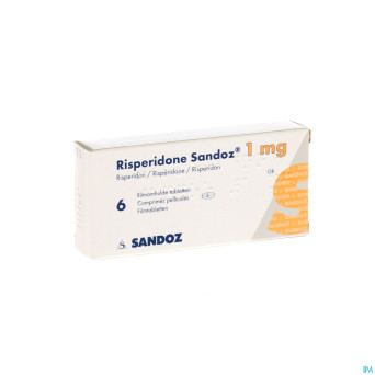 Risperidon sandoz comp pell   6 x 1 mg