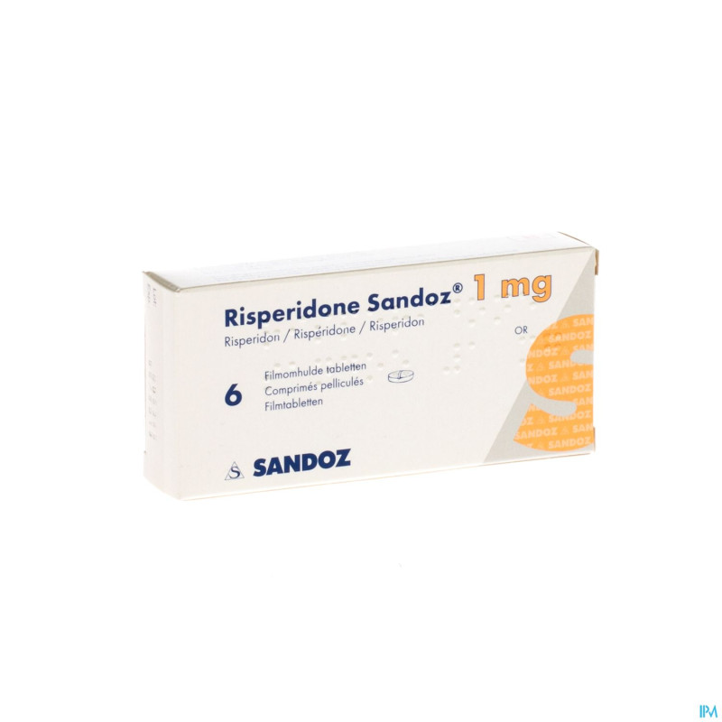 Risperidon sandoz comp pell   6 x 1 mg