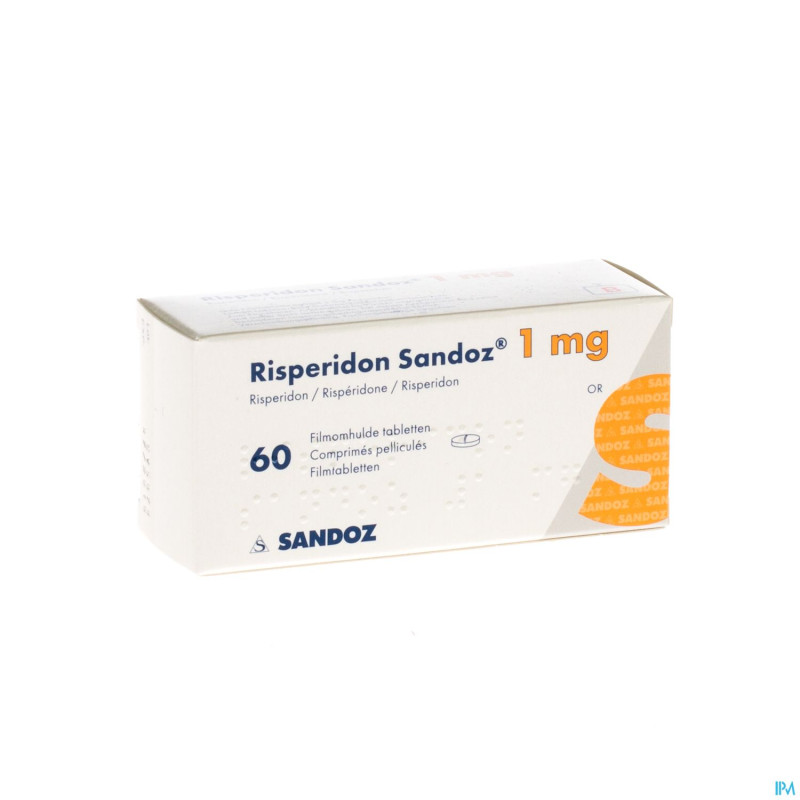 Risperidon sandoz comp pell  60 x 1 mg