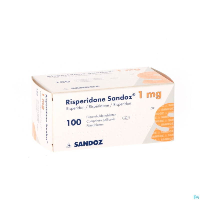 Risperidon sandoz comp pell 100 x 1 mg