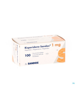 Risperidon sandoz comp pell 100 x 1 mg