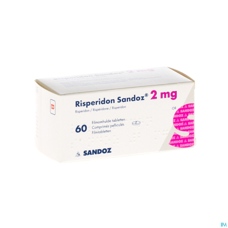 Risperidon sandoz comp pell  60 x 2 mg