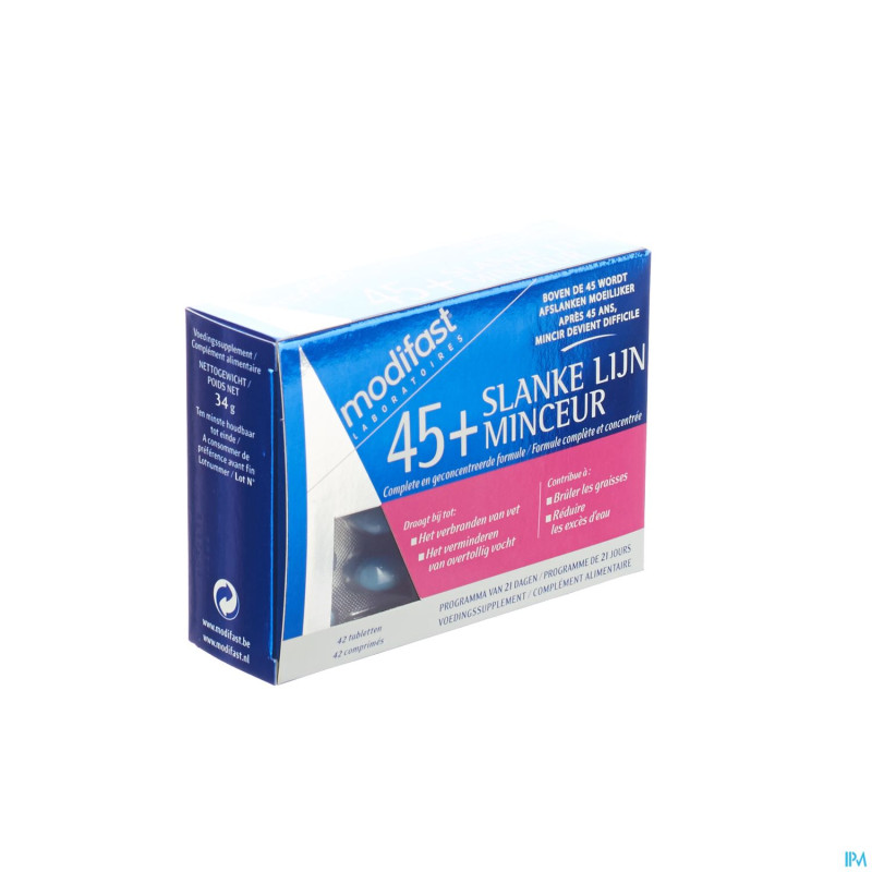 Modifast laboratoires 45+ minceur    tabl 42