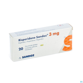 Risperidon sandoz comp pell  20 x 3 mg