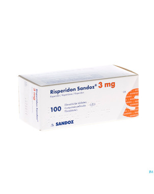 Risperidon sandoz comp pell 100 x 3 mg