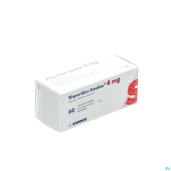 Risperidon sandoz comp pell  60 x 4 mg