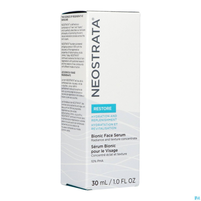 Neostrata bionic serum visage    fl pompe 30ml