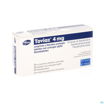 Toviaz 4 mg comp liberation prolong 28 x 4 mg