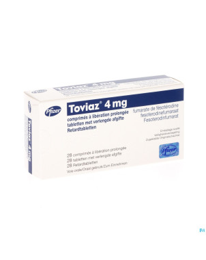 Toviaz 4 mg comp liberation prolong 28 x 4 mg