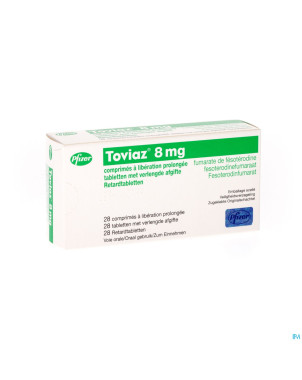 Toviaz 8 mg comp liberation prolong 28 x 8 mg