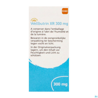 Wellbutrin xr 300 mg tabs 90 x 300 mg